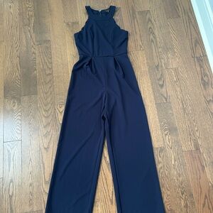 Elegant Navy Blue Jumpsuit